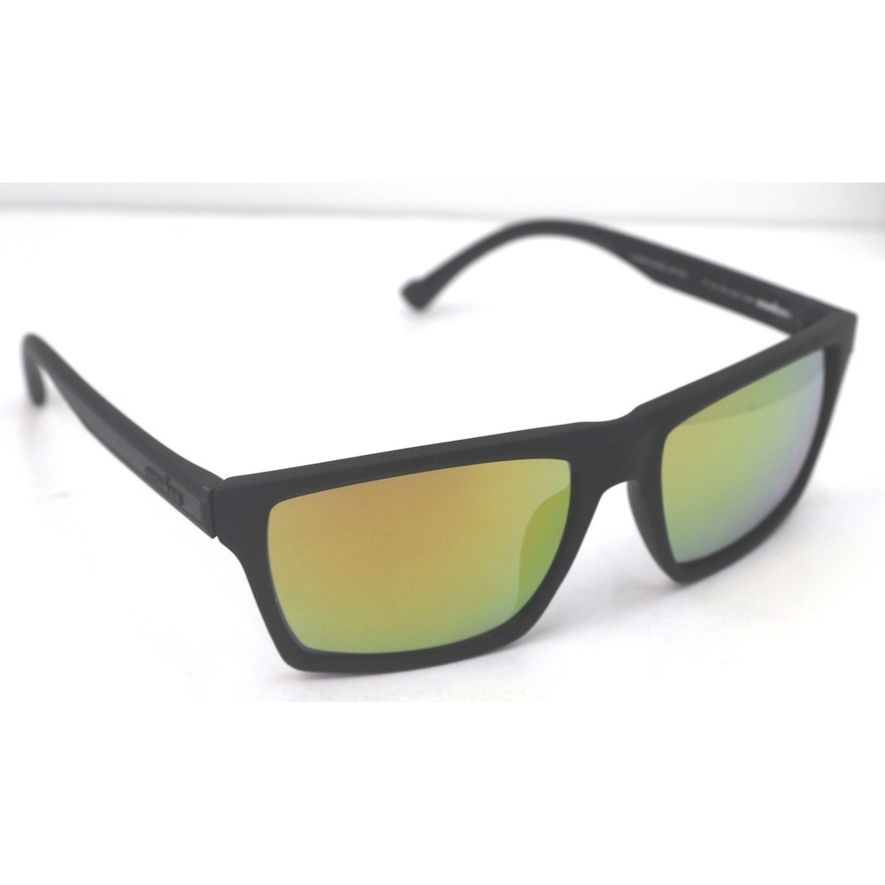 Ironman Sunglasses Mens One Size Black Excellent Mirrored Rectangle IF 24 304